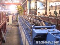 Goods rack roll forming machine with punching