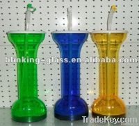 LED Flashing yard glass - 1000ml