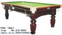 snooker table