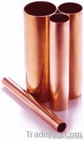 Straight copper water pipe