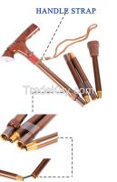 Elderly Foldable SOS Alarm Hiking Stick