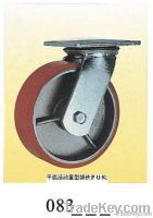 heavy duty caster cast iron caster red PU