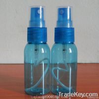 plastic bottles with spray pumps