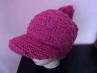 Handknitted visor Winter Hats