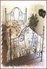 wrought iron bed