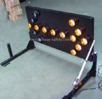 truck mounted traffic LED signal arrow board with electrical lifter