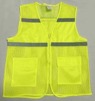 Wholesale Road Reflective Clothing 100% polyester mesh hi vis safety reflective construction vest