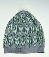 2025 Knitted Jacquard Pom-Pom Hat