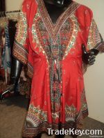 womens kaftan in polyester printed fabrics
