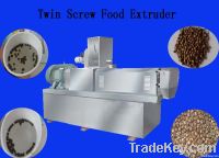 Floating fish food extruder machine