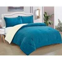 PCS Comforter Set Flannel Fleece Ultra Soft Comforter Set with 2 Pillowcase