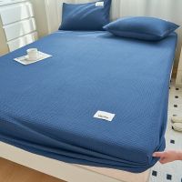 100% Cotton Waffles Fitted Sheet Set