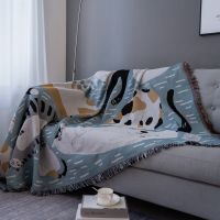 Double-faced Cute Cat Jacquard Design