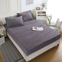 Thick Velvet Fleece Sheet And Pillow