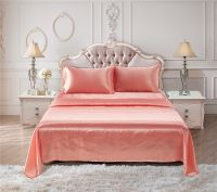 Smooth And Glossy Satin Flat Sheet