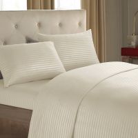 Cheap 100% Polyester Pressed Stripe Bedding