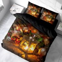 Customized 3D Digital Printed Microfiber Christmas