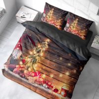 Customized 3D Digital Printed Microfiber Christmas