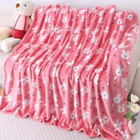 Cozy Fuzzy Plush Flannel Kids Throw