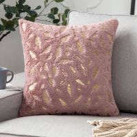  Luxury Golden Foil Velvet Cushion Cover