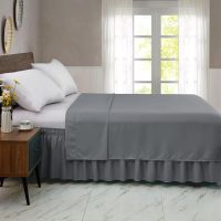 Bed Skirt Elastic Wrap Around Bed