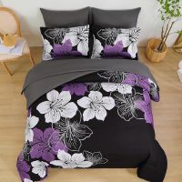 Luxury Decor Floral Comforter Set Queen