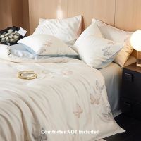 Pink Tencel Lyocell Duvet Cover King