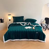 Decoration Luxury Faux Rabbit Fur Blankets