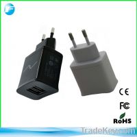 Dual USB travel charger 5V 2.1A for iPad&Samsung