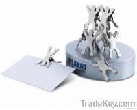 8pcs Metal Paper Clips Holder with Magnet