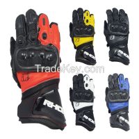 Custom Made Motorcycle Gloves Motorcross Leather GLoves Waterproof Motorbike Gloves Custom Logo OEM Order MOQ:500pairs