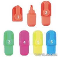 6 colors mini highlighter/Hi-lighter/Fluorescent Marker