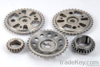 Auto transmission par, sprockets, gear, made by powder metallurgy tech.