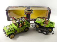 Friction Dinosaure Car With Car Trailer