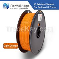 Kexcelled 3.0mm light orange ABS 3D Printer Filament - 1kg Spool (2.2 lbs) - Dimensional Accuracy +/- 0.05mm