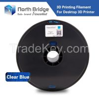 Kexcelled 1.75mm Clear blue PLA 3D Printer Filament - 1kg Spool (2.2 lbs) - Dimensional Accuracy +/- 0.05mm