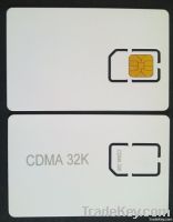 Mobilephone CDMA test sim card