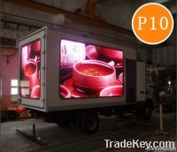 PH10 outdoor full color truck-mounted moving led display