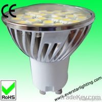 5050SMD 350lm GU10 5W SMD LED light with aluminium PCB