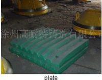 casting, jaw plate, swing jaw, hammer, cone crusher parts etc