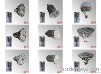 RGB LED Bulbs E27/GU10/MR16