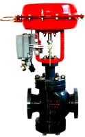 pneumatic diaphragm double-seated regulating valve