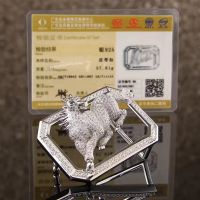 Chinese Zodiac S 925 Silver Belt Buckles 