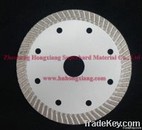 Turbo diamond saw blade