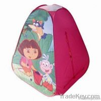 Castle child's tent, play children's tent with fiberglass pole