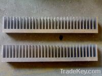 Comb shape aluminum extrusion