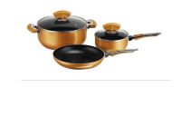 5pcs  glod cookware set