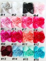 5.5-6'' ABC hair bows Boutique hair bows girl hair bows clips