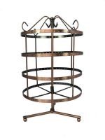 # JDE-022CP  Rotating Round Shape Earring Display Stands-Antique Coppe