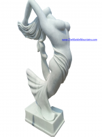 Viet Nam Marble Girl Statue - Tu